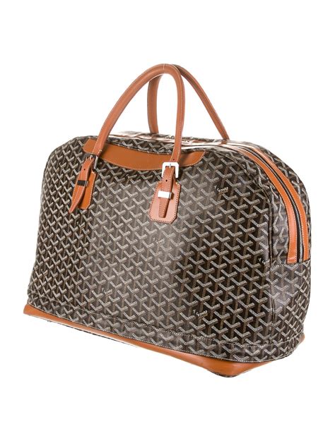 goyard luggage set|goyard men's duffle bag.